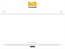 Tablet Screenshot of bcblimpiezas.com